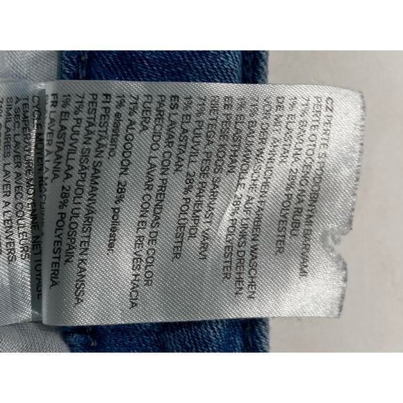 H&M Women's Super Skinny‎ Stretch Jeans Blue Size 28 Zip Fly Denim - Picture 9 of 10